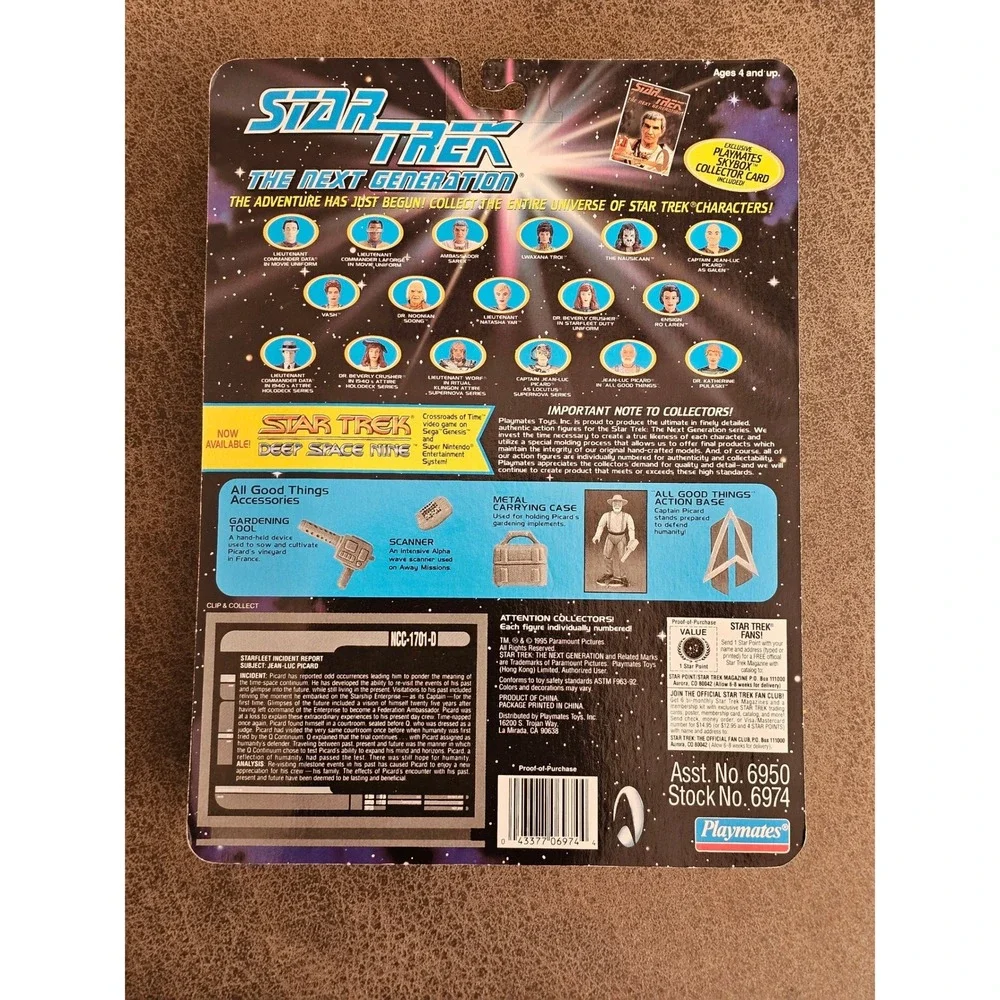 Star Trek Next Generation All Good Things Playmates 6950 6974‎ Action Figure NEW
